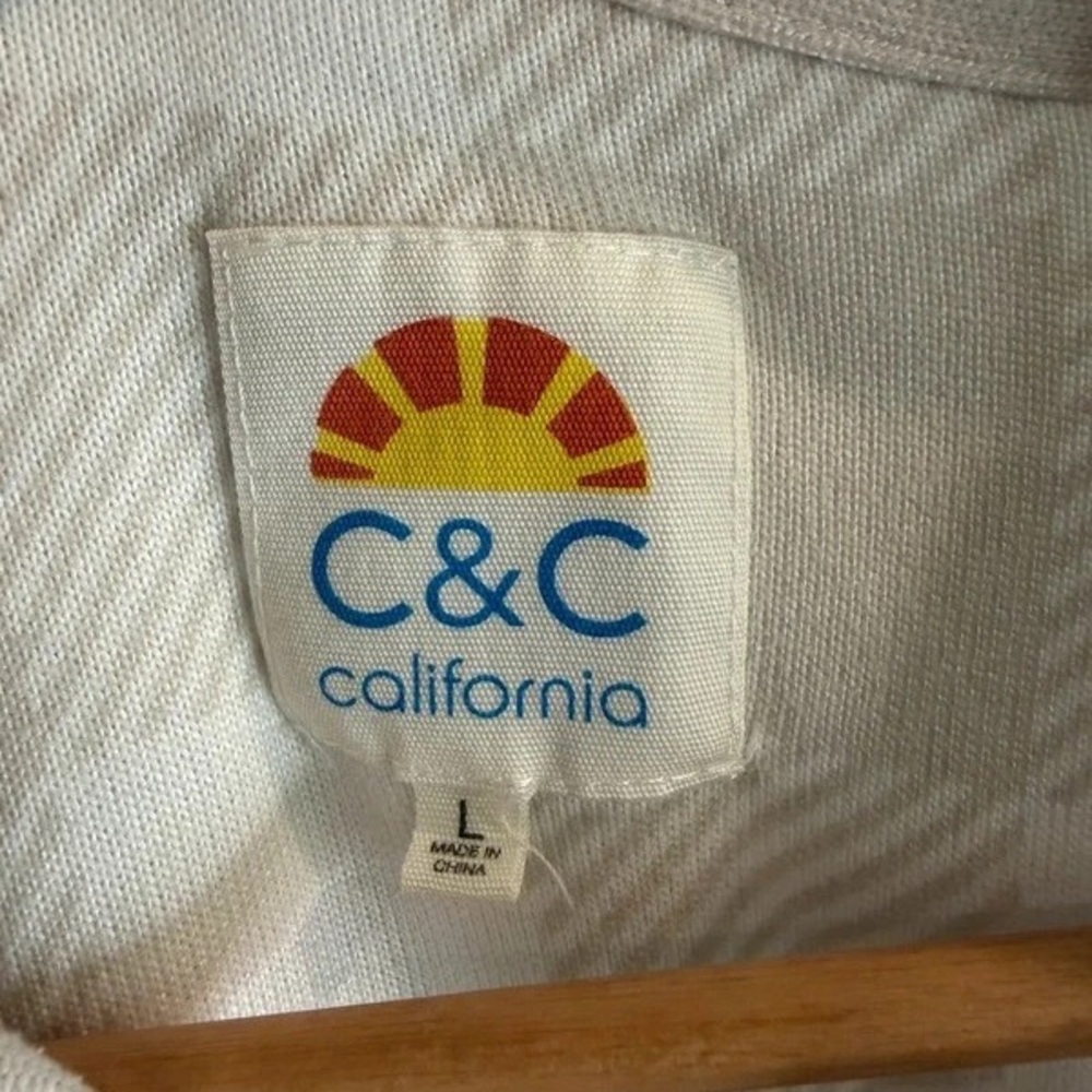C&C California Cream Plaid Button-Down Shirt - Picture 3 of 5